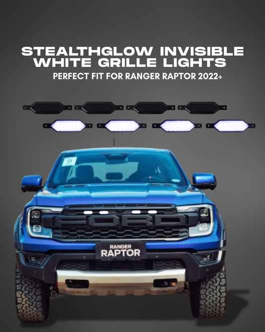 StealthGlow Invisible White Grille Lights (Set of 4) - Ford Ranger Raptor 2022+