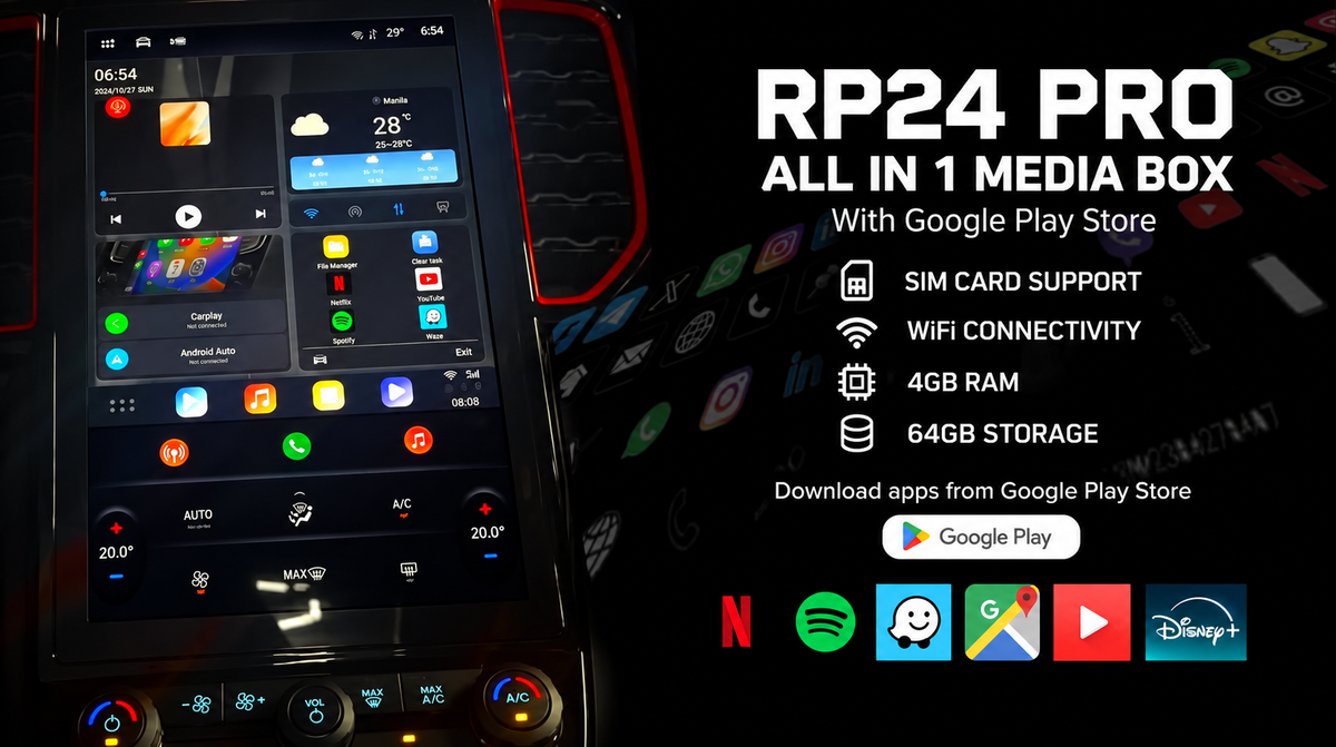 Australian company turns factory CarPlay screens into complete Android entertainment systems