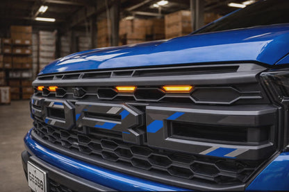 ArrowGlow Smoked Amber Grille Lights (Set of 4) - fits Ford Ranger Raptor 2022+