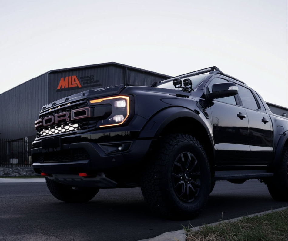 LuxLED™ BlackVeil 32”  Behind-Grille Double-Row LED Light Bar Kit for Next-Gen Ranger Raptor