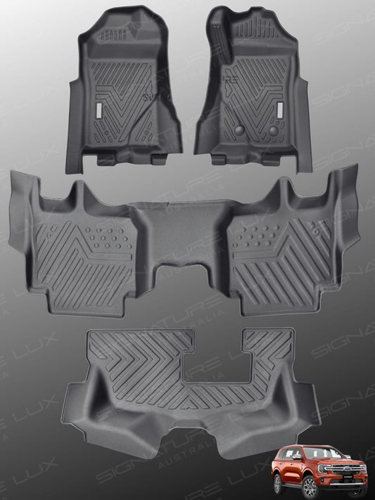 5D All-Weather Floor Mats (Set of 4) - fits Ford Next Gen Everest
