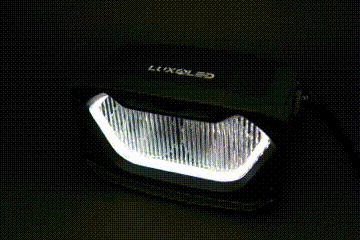 Luces LED para zanjas de dos colores con diseño de panal 2 en 1 (1 par)