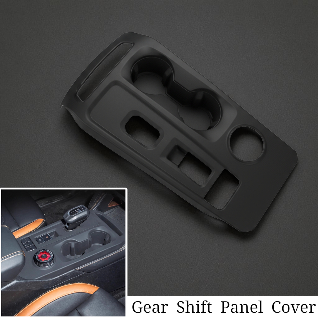 Black Silicone Gear Shift Panel Cover – Ford Next Gen 2022+ (LHD)