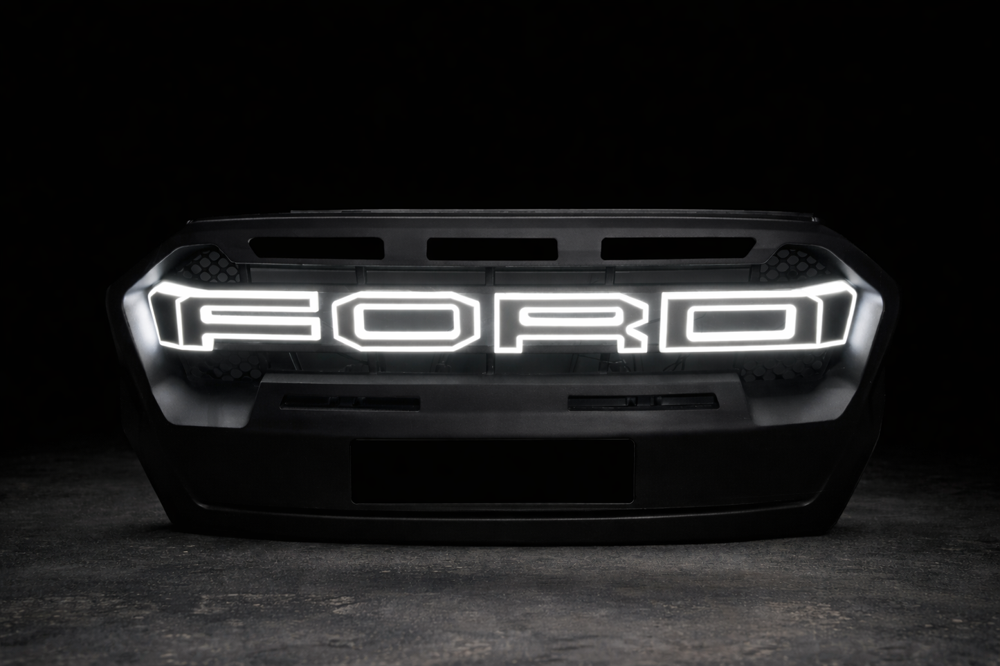 Raptor Style Grille with Illuminated LED Letters suitable for Ford Ranger Wildtrak 2018–2022