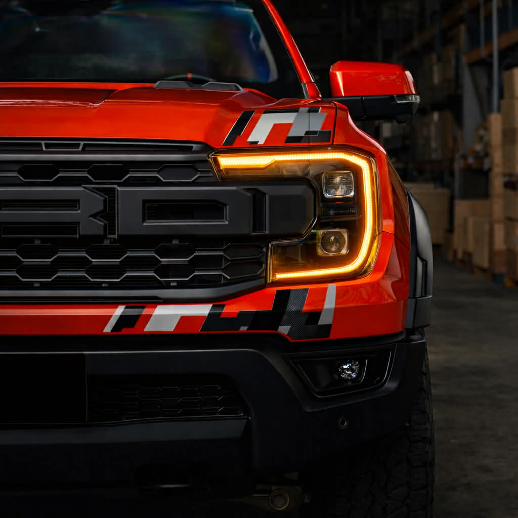 "Lava" Amber DRL Conversion suitable for Ford Next Gen Headlights (Matrix and Non-Matrix)