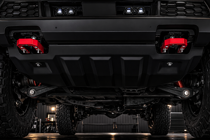 Heavy Duty Front Recovery Point Covers (Red Metal Clip-On) | Fits Next Gen Ranger 2023–2025