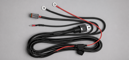 Footwell High-Beam Trigger Wiring Harness with 2-Pin Deutsch DT Plug – Non-AUX Switch Mode