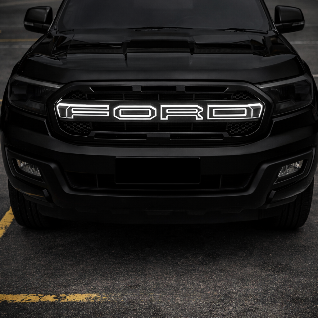 Raptor Style Grille with Illuminated LED Letters suitable for Ford Ranger 2018–2022