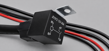 Footwell High-Beam Trigger Wiring Harness with 2-Pin Deutsch DT Plug – Non-AUX Switch Mode
