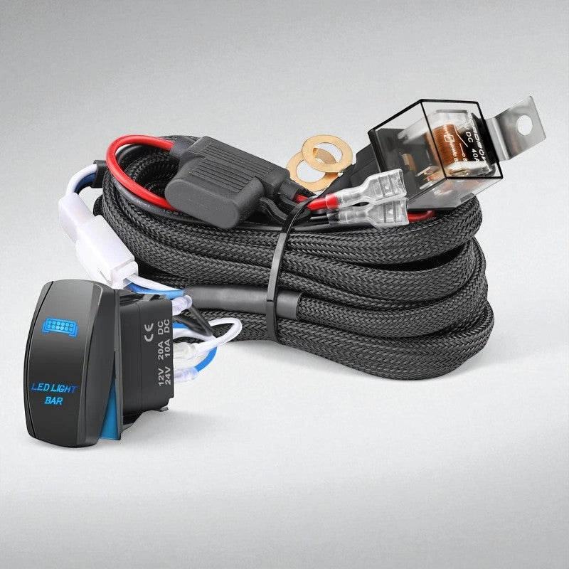 Auxiliary Wiring Harness in Nylon Shell– Single Output
